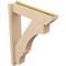 Ekena Millwork 5 1/2-in W x 22-in D x 30-in H Balboa Slat Rough Cedar Woodgrain TimberThane Outlooker, Primed Tan OUTUR055X22X30BOA24RCPR - alternate 6